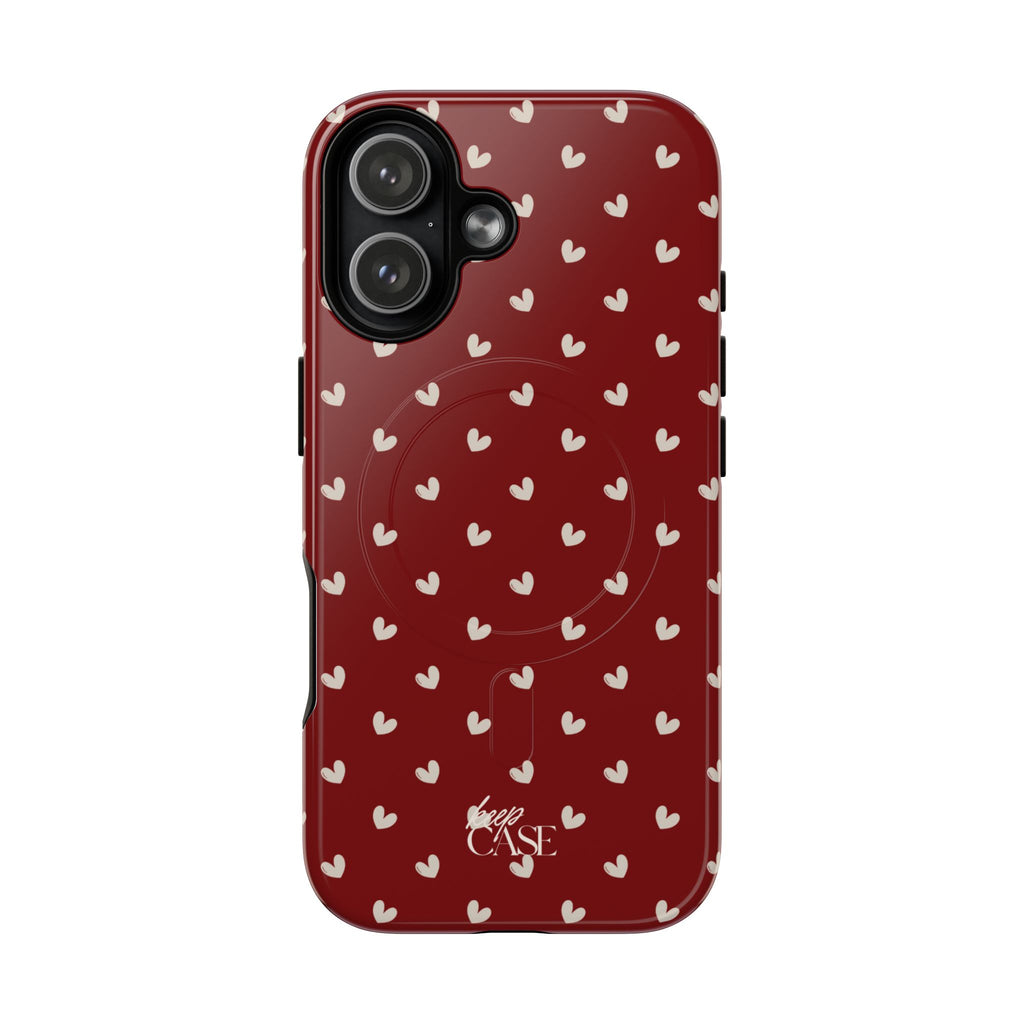 Keepcase Keepers Series — Burgundy Hearts