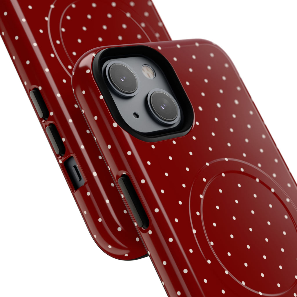 Keepcase Keepers Series — Burgundy Polka Dots