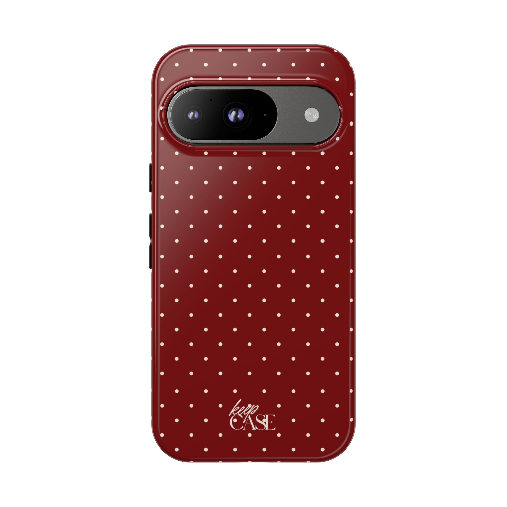 Keepcase Keepers Series — Burgundy Polka Dots