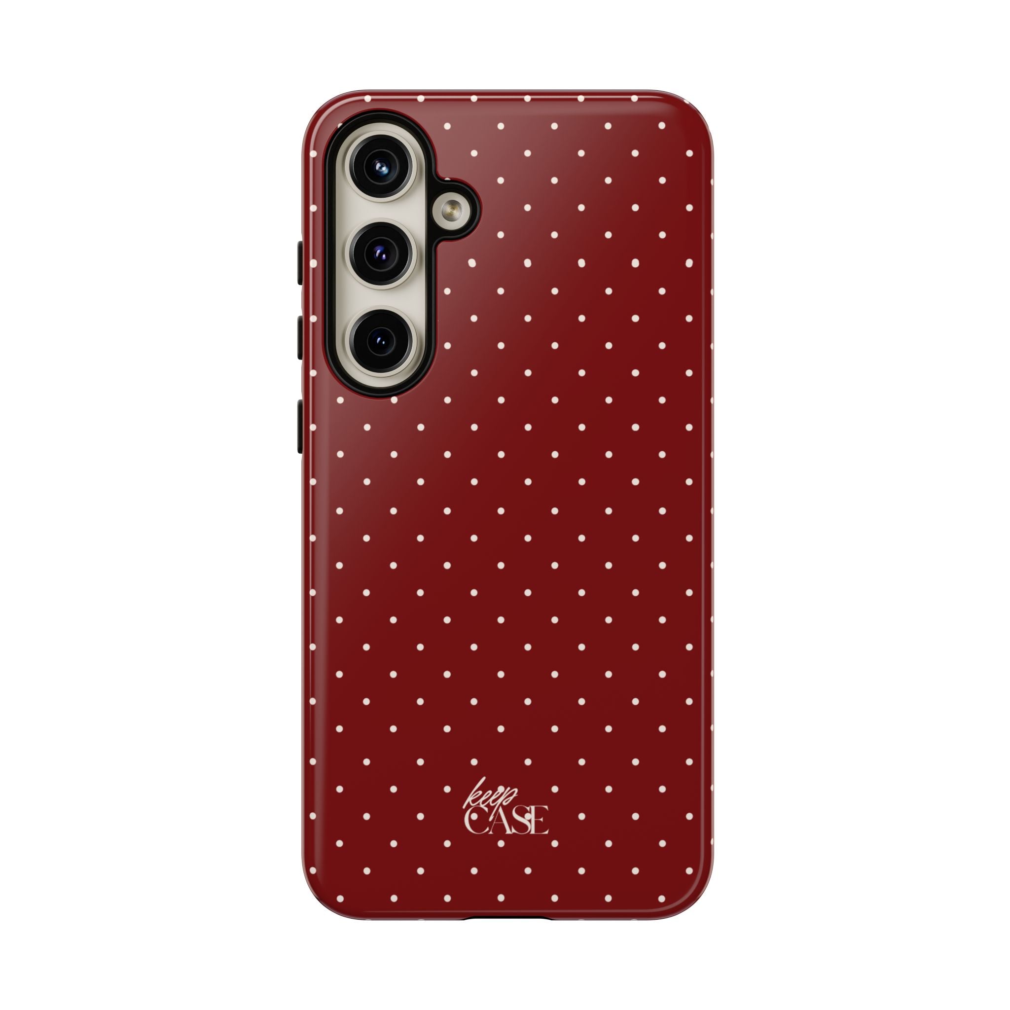Keepcase Keepers Series — Burgundy Polka Dots