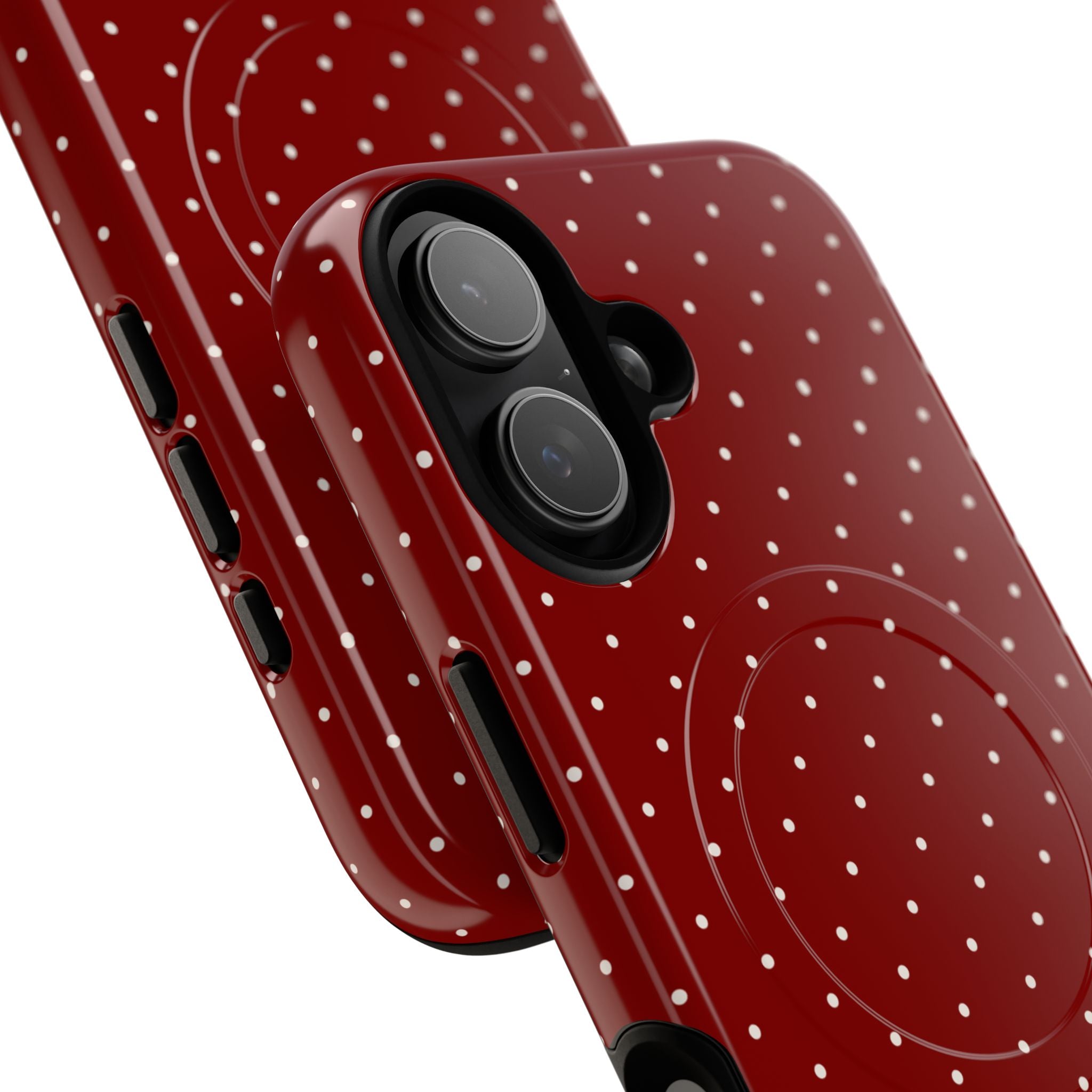Keepcase Keepers Series — Burgundy Polka Dots