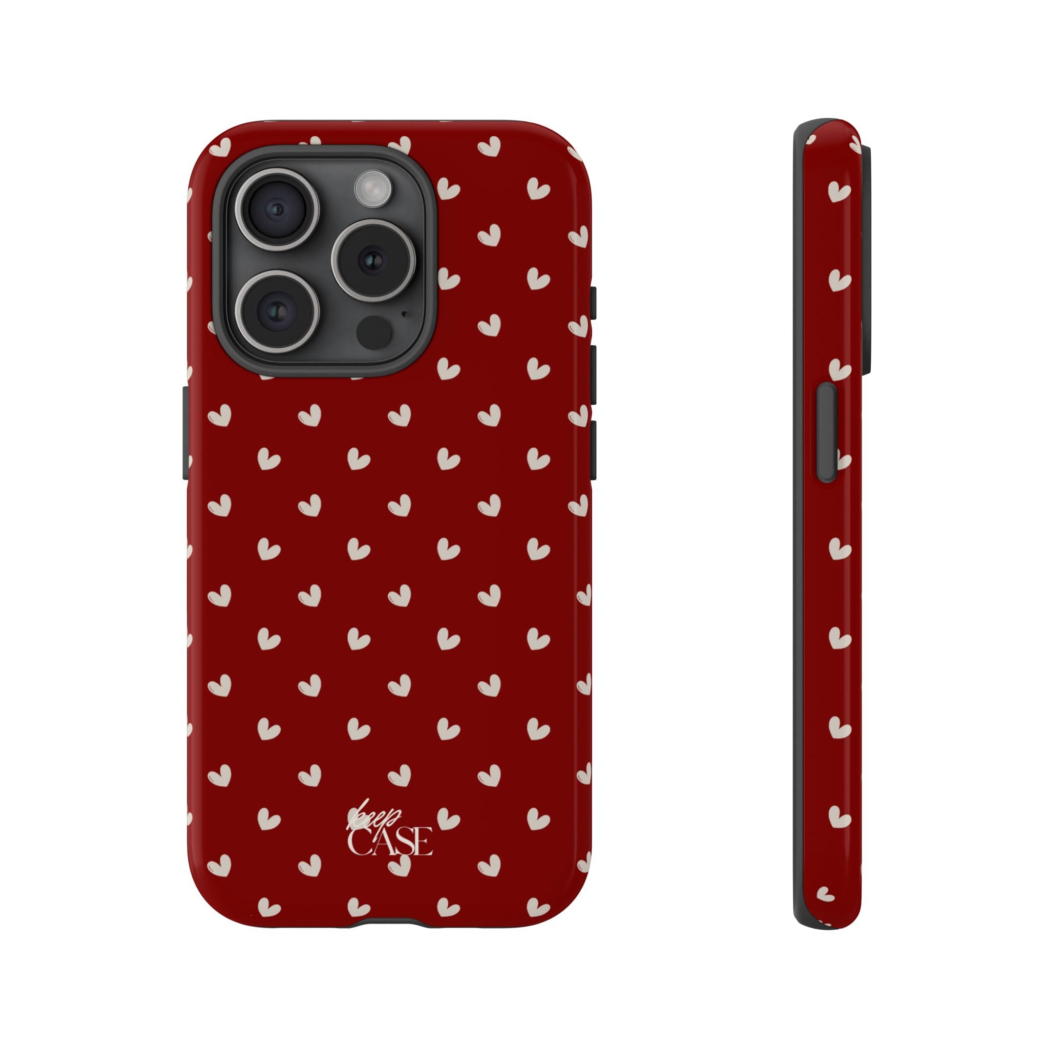 Keepcase Keepers Series — Burgundy Hearts