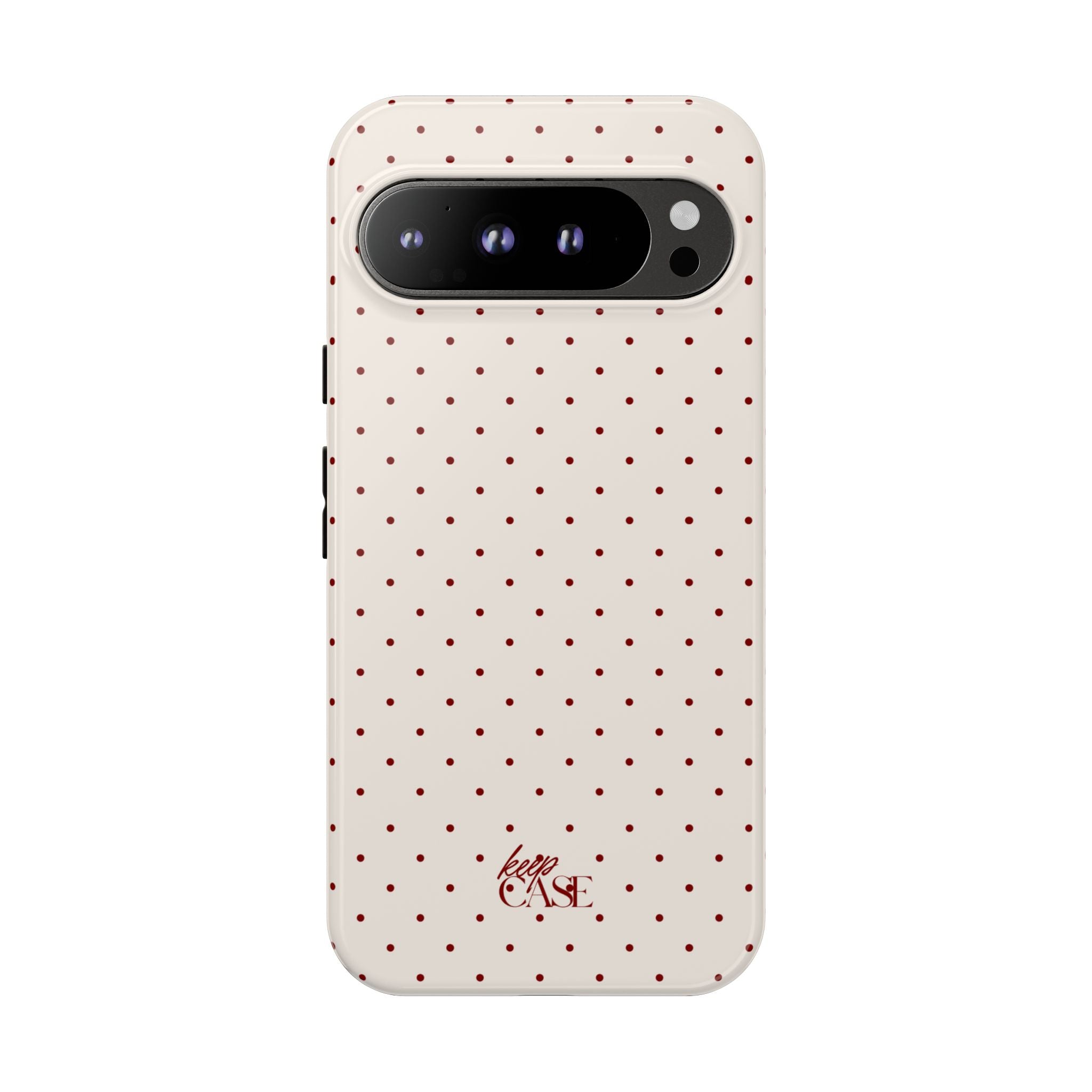 Keepcase Keepers Series — Cream Polka Dots