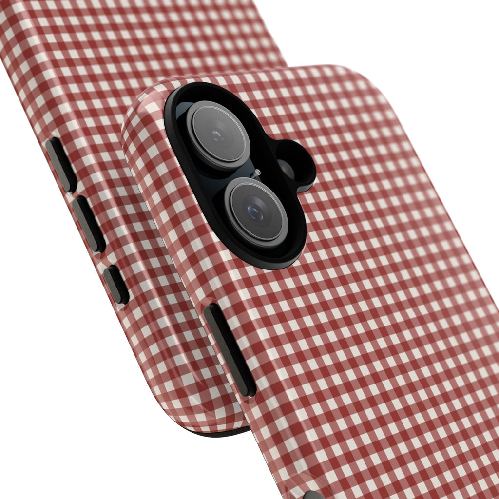 Keepcase Keepers Series — Burgundy and Cream Gingham