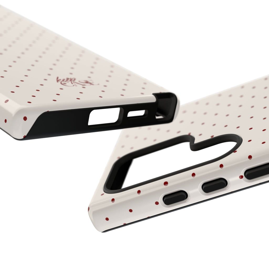Keepcase Keepers Series — Cream Polka Dots
