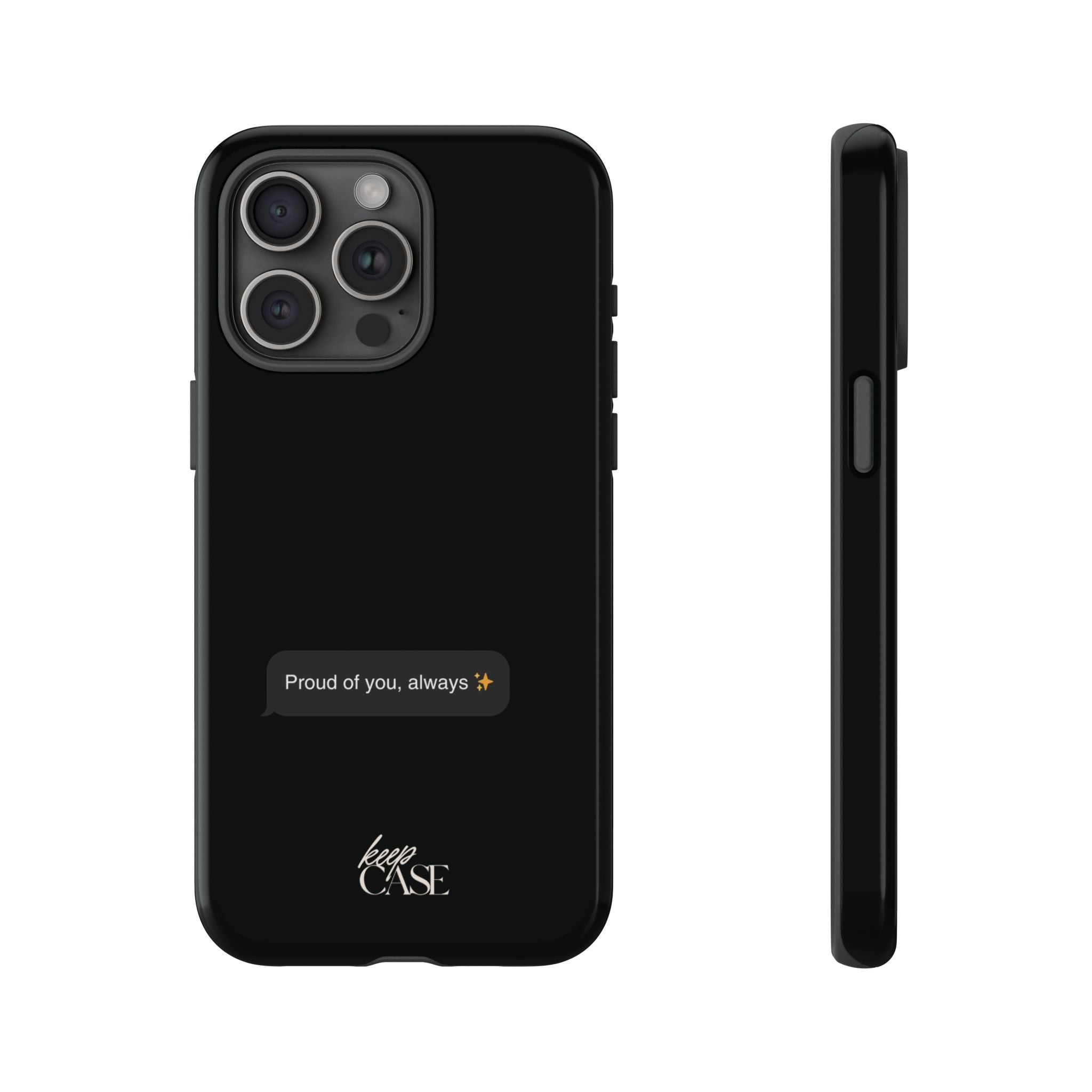 Keepcase Kept Messages Series — Proud Of You, Always (Dark Mode)