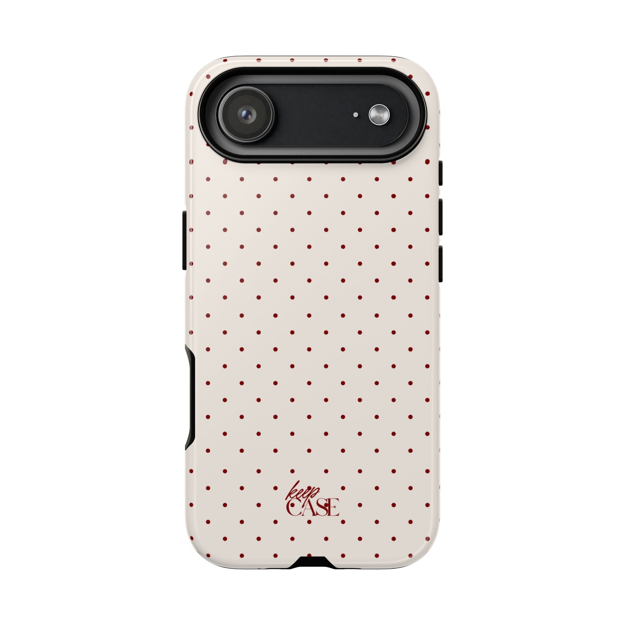 Keepcase Keepers Series — Cream Polka Dots