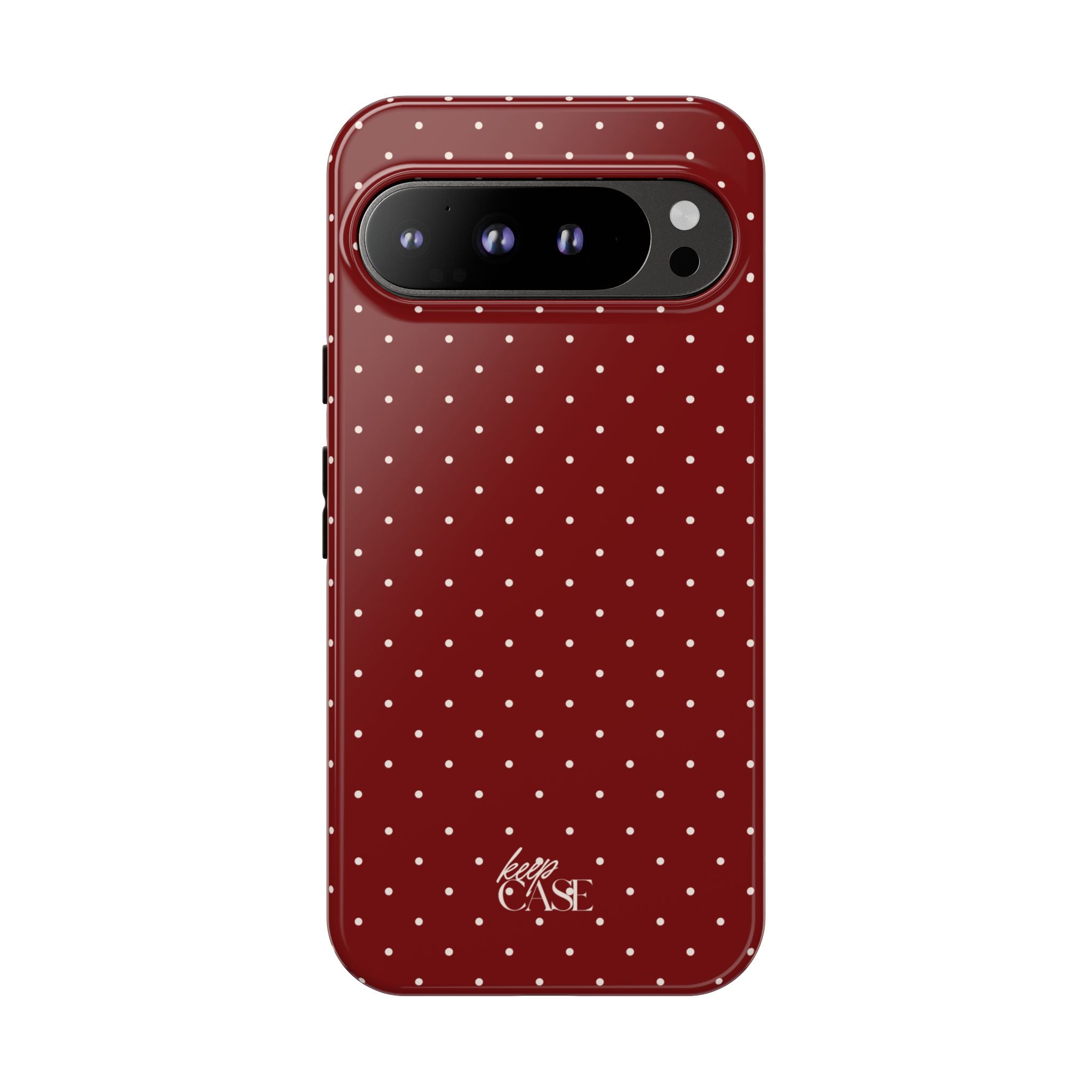 Keepcase Keepers Series — Burgundy Polka Dots