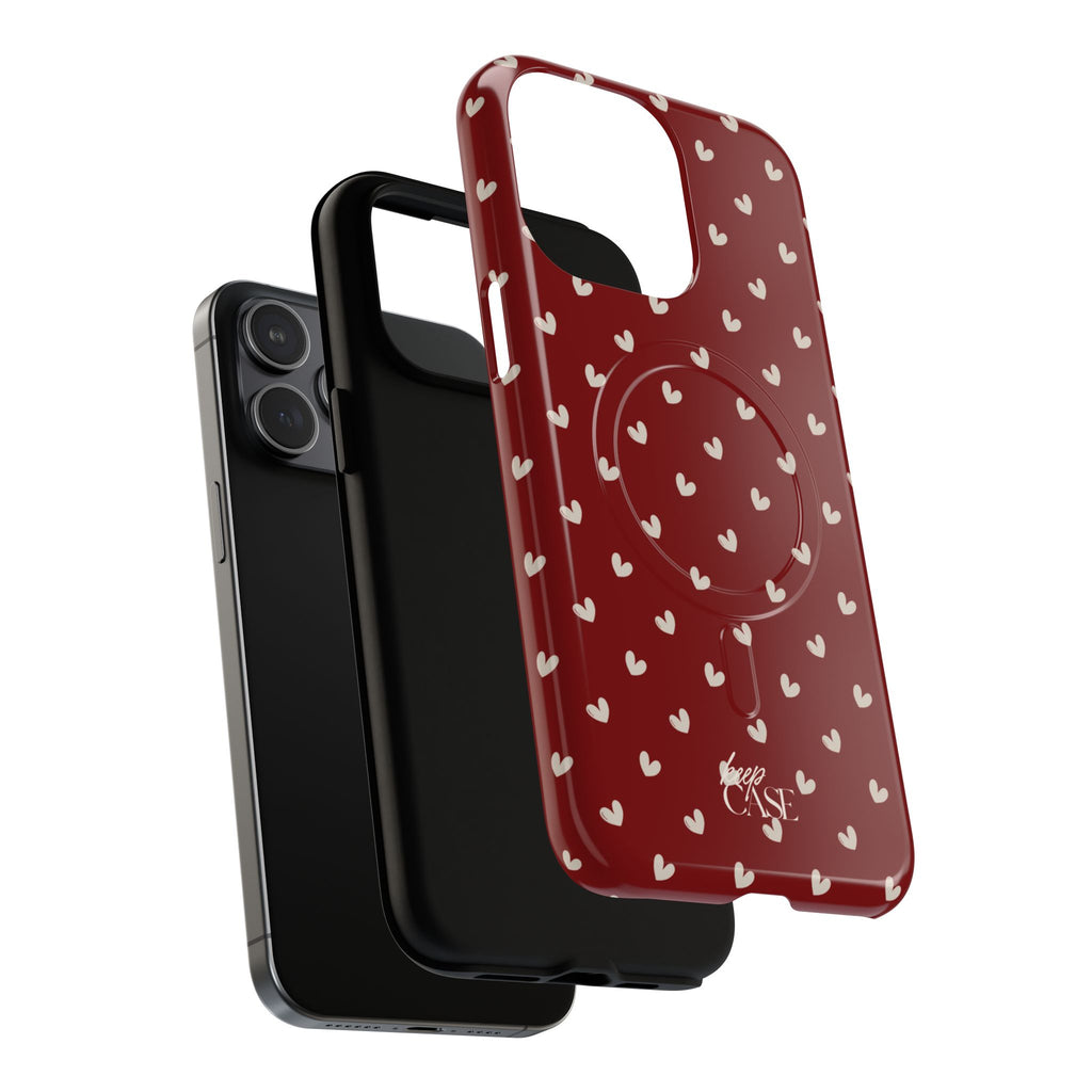 Keepcase Keepers Series — Burgundy Hearts
