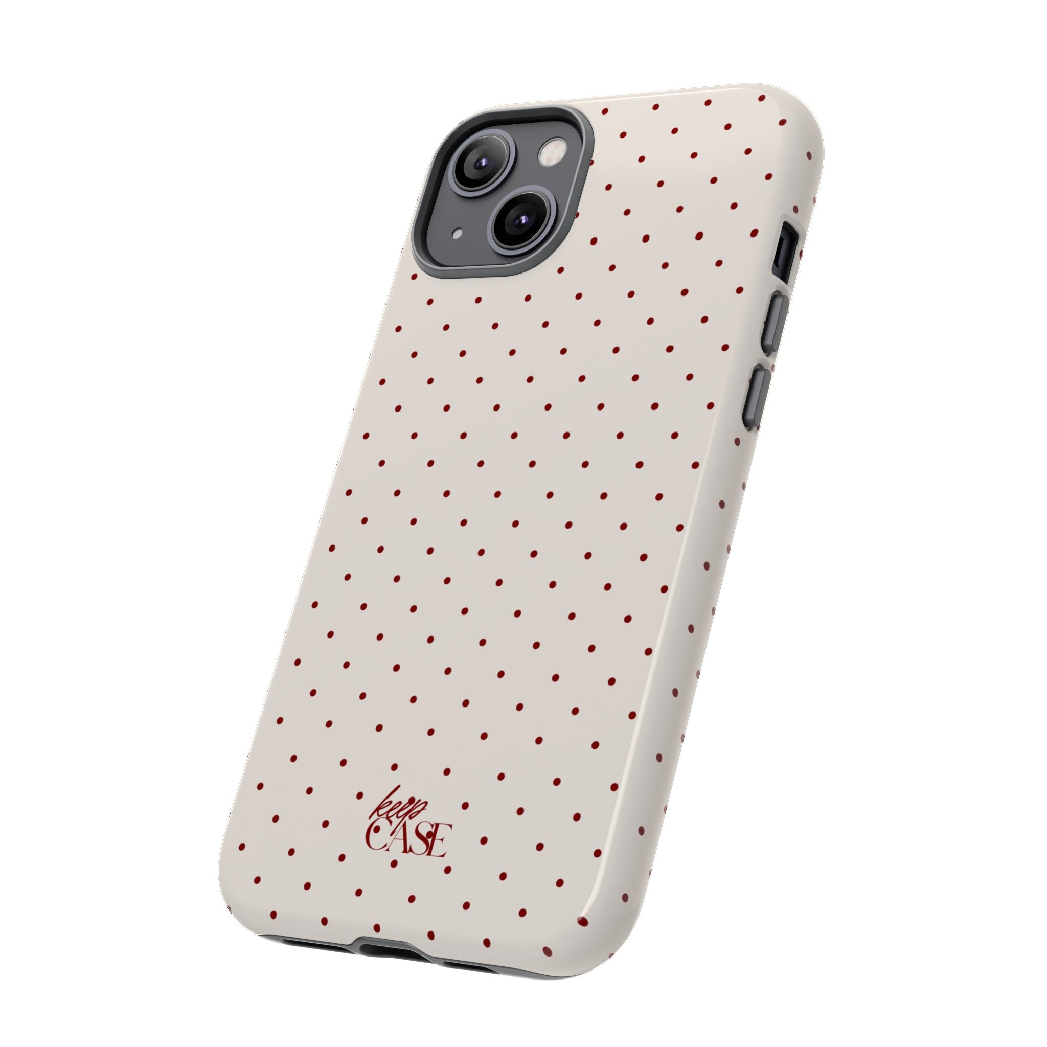 Keepcase Keepers Series — Cream Polka Dots
