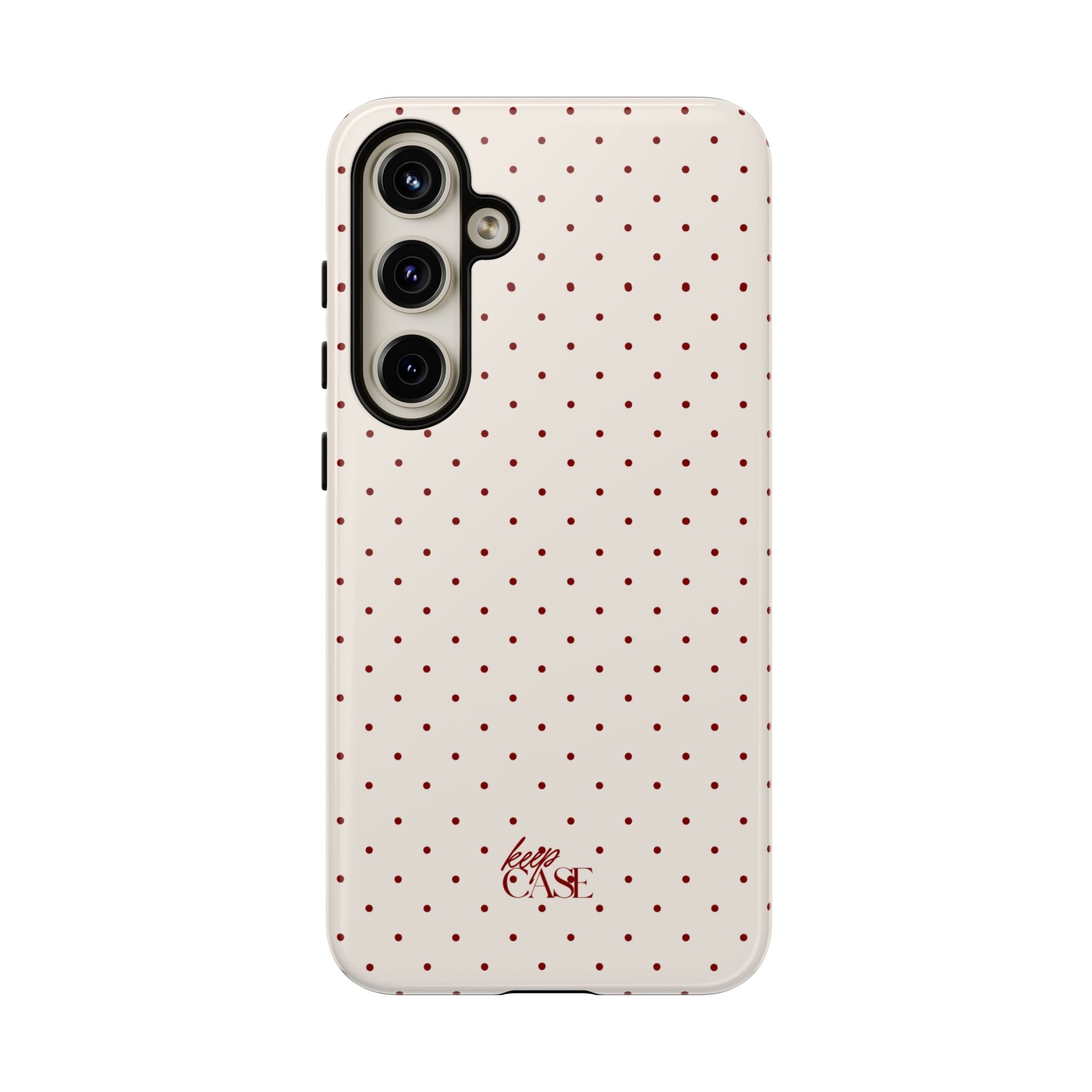 Keepcase Keepers Series — Cream Polka Dots