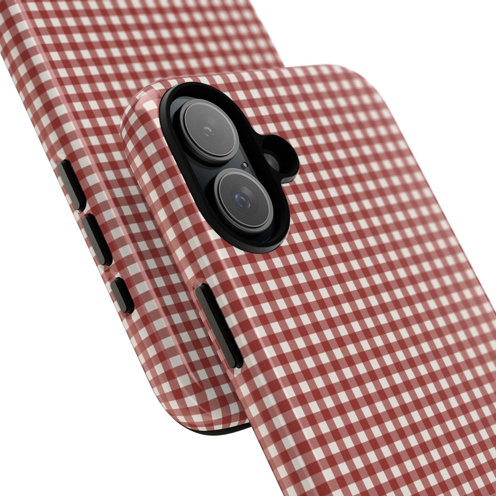 Keepcase Keepers Series — Burgundy and Cream Gingham